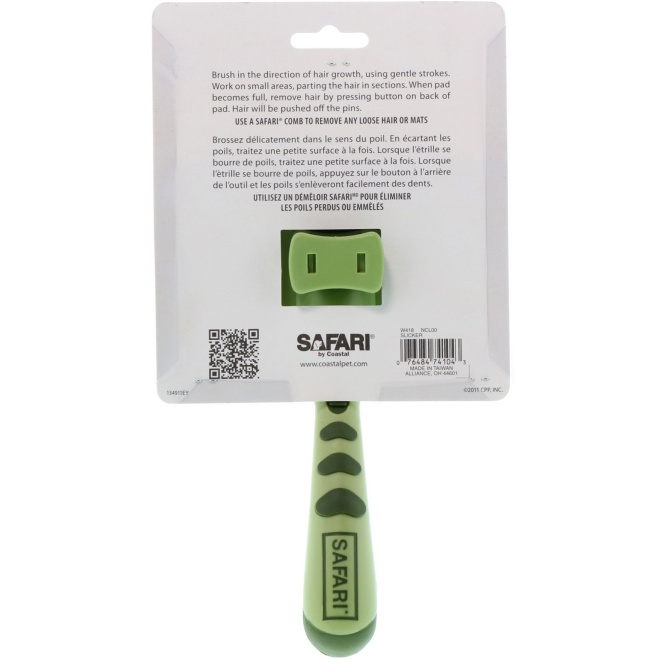 Safari, Самоочищающаяся щетка для шерсти для больших собак, 1 щетка для шерсти