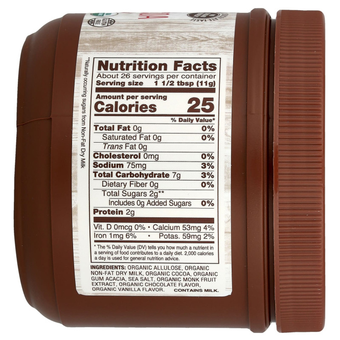 NOW Foods, Real Food, органическое горячее какао, 284 г (10 унций)