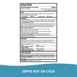 Nature's Way, Umcka, ColdCare, успокаивающий горячий напиток, со вкусом лимона, 10 пакетиков