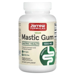 Jarrow Formulas, веганская мастиковая смола, 1000 мг, 120 растительных капсул