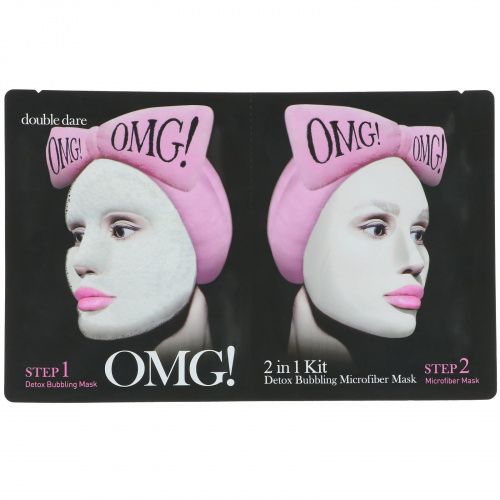 Double Dare, OMG!, Detox Bubbling Mask, 2 in 1 Kit