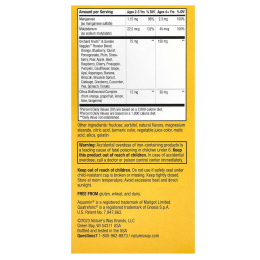 Детские мультивитамины Alive! Nature's Way, вкус апельсина и ягод, 120 жевательных таблеток