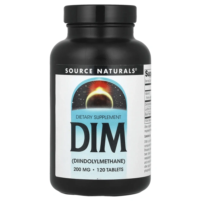 Source Naturals, DIM (200 мг) 120 таблеток