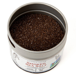 Gustus Vitae, Соль для гурманов, Натуральная копченая морская соль, 3 унц. (84 г)