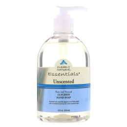 Clearly Natural, Основа, глицериновое мыло для рук, без запаха, 354 мл (12 жидких унций)