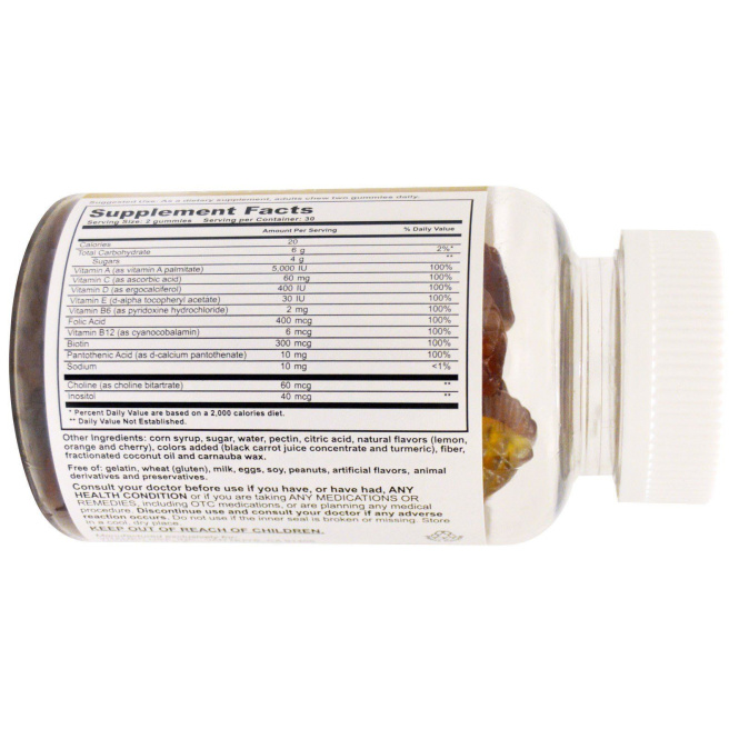 T-RQ, Мульти витамины, взрослых Gummy, Cherry Лимон Апельсин, 60 Gummies
