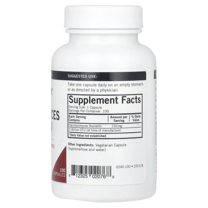 Kirkman Labs, Сахаромицеты Буларди, 100 капсул (Ice)