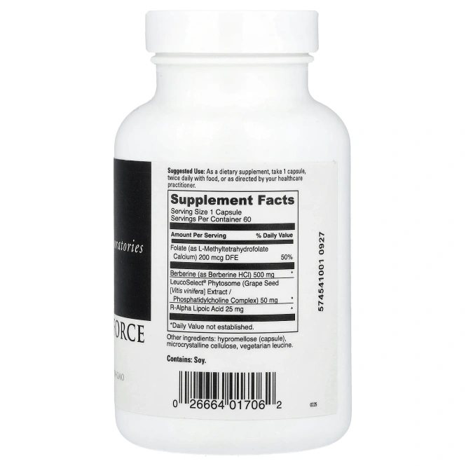 DaVinci Laboratories, Berberine Force`` 60 капсул