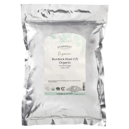 Starwest Botanicals, Натуральный корень лопуха, измельченный и просеянный, 1 фунт