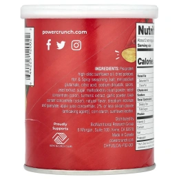 BNRG, Power Crunch® Protein Crisps, острые и пряные, 60 г (2,1 унции)