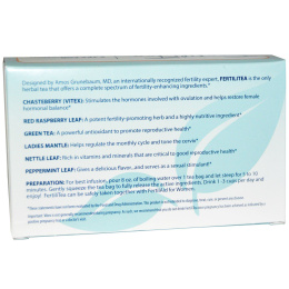 Fairhaven Health, Чай для зачатия FertiliTea для женщин, 16 чайных пакетиков, 24,8 г