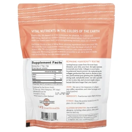 Earthtone Foods, пептиды коллагена от животных на травяном выпасе, без ароматизаторов, 454 г (16 унций)