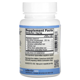 Eclectic Institute, Очиститель крови и лимфатических сосудов, 285 мг, 45 вегетарианских капсул