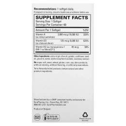 EuroPharma, Terry Naturally, Сила артерий, 60 мягких таблеток