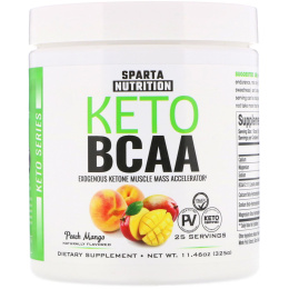 Sparta Nutrition, Keto Series, Keto BCAA, Peach Mango, 11.46 oz (325 g)