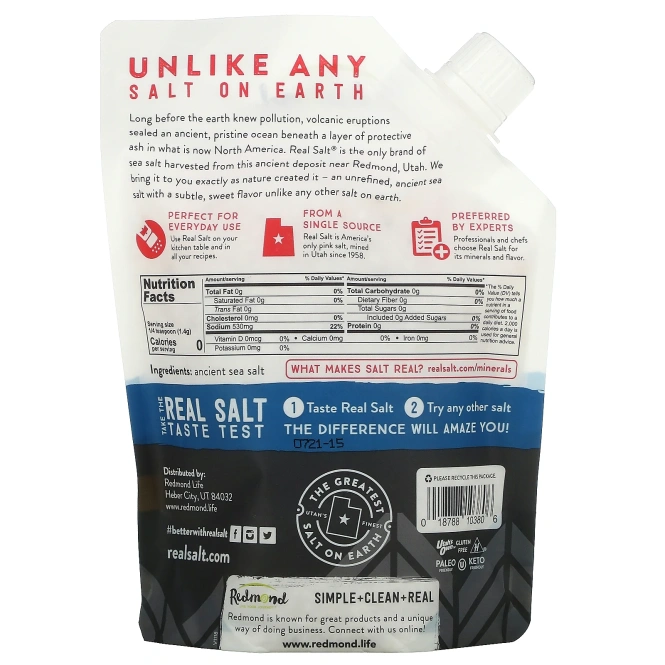 Redmond Life, Настоящая соль крупного помола 16 унций