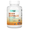 NOW kids Berry Dophilus 2 млрд., 120 жевательных таблеток