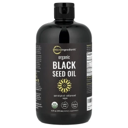 Micro Ingredients, органическое масло черного тмина, 473 мл (16 жидк. унций)