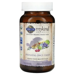 Витамины для беременных MyKind Organics Prenatal Once Daily Garden of life, 90 веганских таблеток