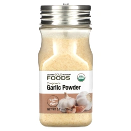 California Gold Nutrition, Foods, органический чесночный порошок, 104 г (3,7 унции)