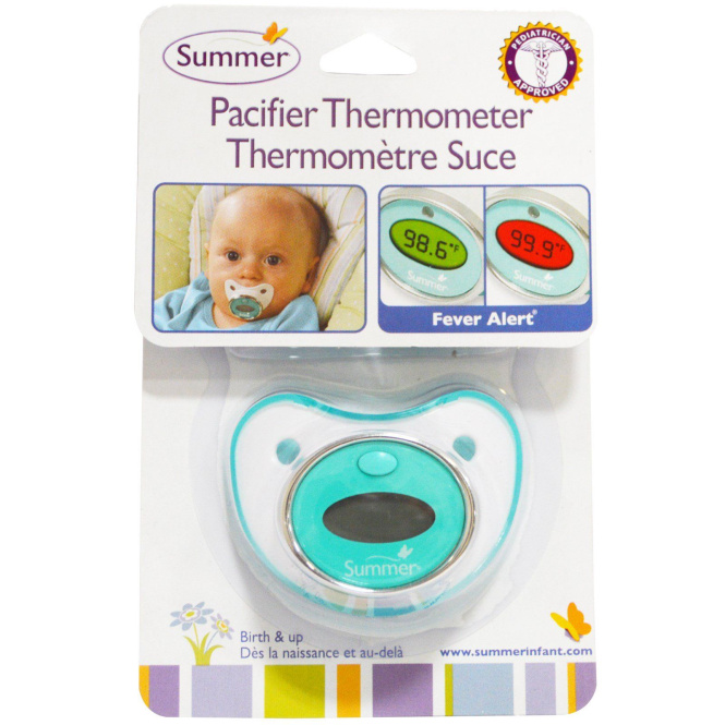Summer Infant, Термометр-соска, для детей, начиная от младенческого возраста