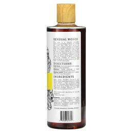 Dr. Jacobs Naturals, Африканское черное мыло для душа на растительной основе, Sensual Monoi, 473 мл (16 унций)