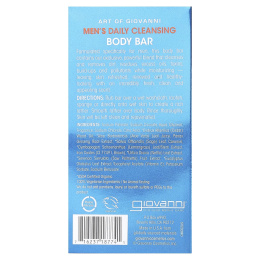 Giovanni, Art Of Giovanni, ежедневное очищающее мыло для мужчин с женьшенем и эвкалиптом, 141 г (5 унций)