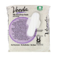Veeda, Natural Cotton Pads with Wings, Ultra Thin, 14 Pads