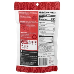 Nora Snacks, снеки с морскими водорослями, темпура, пряные, 40 г (1,41 унции)