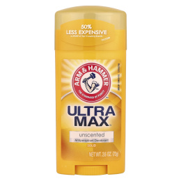 Arm & Hammer, UltraMax, твердый дезодорант-антиперспирант, без запаха, 73 г (2,6 унции)
