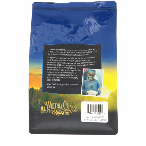 Mt. Whitney Coffee Roasters, Колумбийский Excelso молотый кофе без кофеина, 12 унций (340 г)