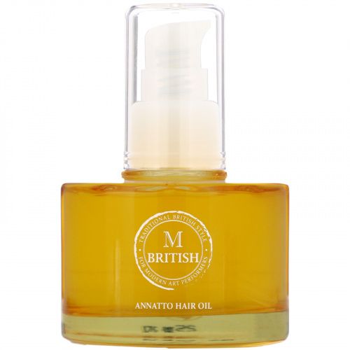 British M, Annatto Hair Oil, 2.36 fl oz (70 ml)