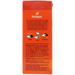 Kelapo, Кокосовое масло и гхи, 5 пакетиков, 0,5 ж. унц. (14,7 мл) в каждом