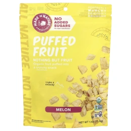 Made in Nature, Воздушные фрукты, дыня, 31,2 г (1,1 унции)