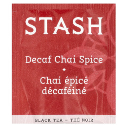 Stash Tea, Black Tea, чай без кофеина со специями, 18 чайных пакетиков, 33 г (1,1 унции)