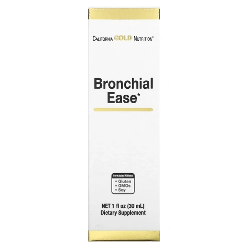 California Gold Nutrition, Bronchial Ease, 30 мл (1 жидк. унция)
