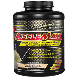 MuscleMaxx, High Energy Protein Shake, Vanilla Dream, 80 oz (2.27 kg)