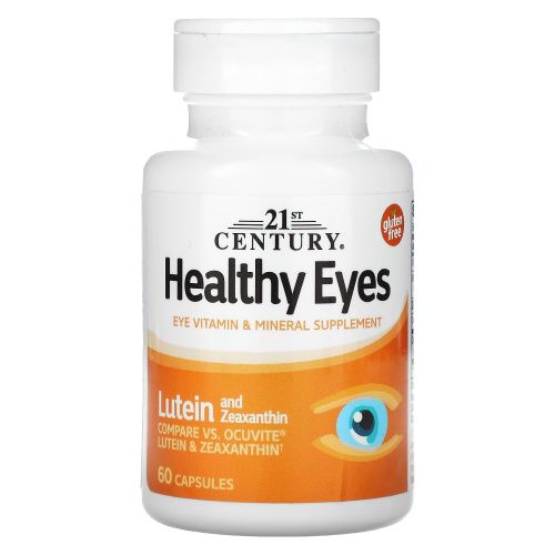 21st Century, Healthy Eyes, лютеин и зеаксантин, 60 капсул