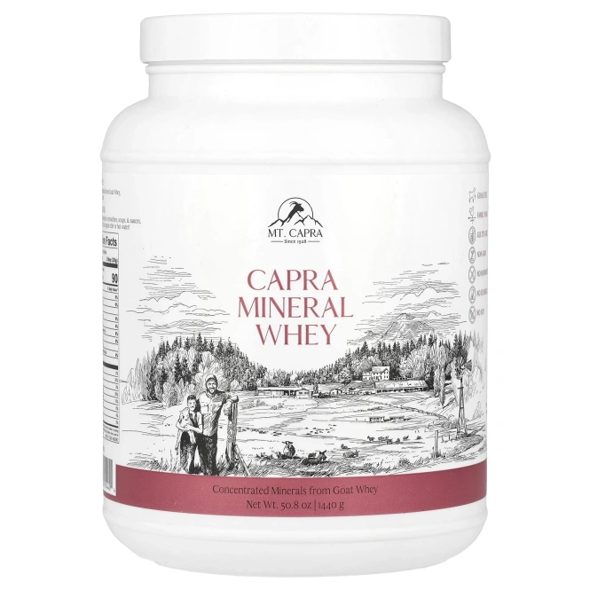 Mt. Capra, Козья минеральная сыворотка, 50.8 унции (1440 г)