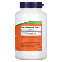 Now Foods, Сибирский женьшень, 500 мг, 250 вегетарианских капсул
