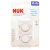 NUK, Orthodontic Pacifier, 0-2 Months, Pink, 2 Pack