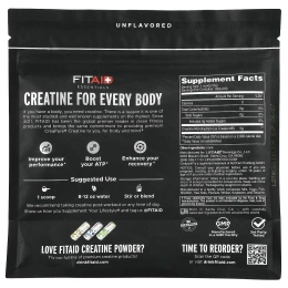 FITAID, Essentials, моногидрат креатина, без добавок, 300 г (10,6 унции)