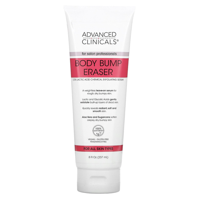 Advanced Clinicals, Ластик для тела, 237 мл (8 жидк. Унций)