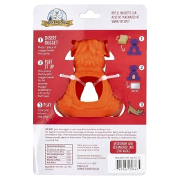 Yeti Dog Chew, Puff & Play, жевательные конфеты для собак, апельсин, 4 жевательных конфеты, 1 дозатор