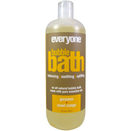 Everyone, Пена для ванн, Герань + сладкий апельсин, 20.3 унции (600 мл)