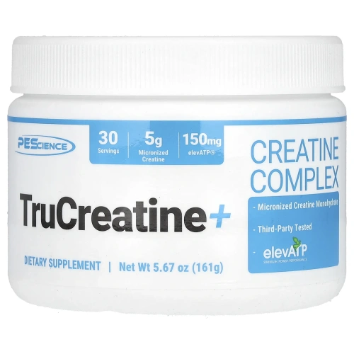 PEScience, TruCreatine +, креатиновый комплекс, 161 г (5,67 унции)