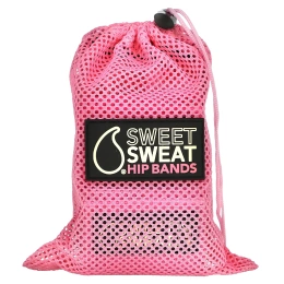 Sports Research, Sweet Sweat, эспандеры для бедер, розовые, 3 шт.