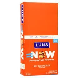 Clif Bar, Luna Bar Nutz с шоколадом 15 батончиков