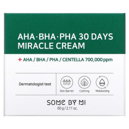 Some By Mi, Крем с кислотами AHA, BHA, и PHA, для устранения несовершенств кожи за 30 дней, 60 г