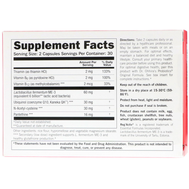 Dr. Ohhira's, Reg'Activ, Cardio Wellness, 60 капсул